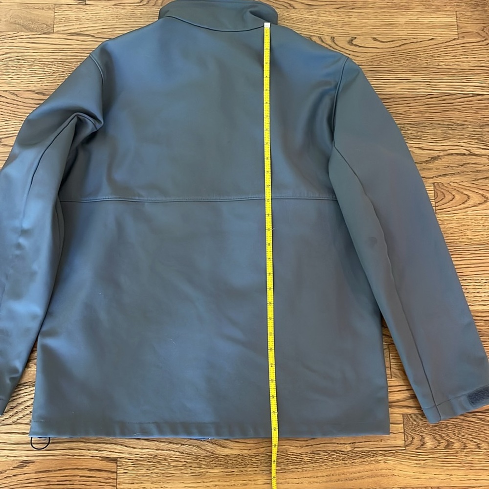 Columbia Jacket Mens Large Gray Ascender Soft Shell Full Zip Up Fleece Lined - Picture 4 of 7